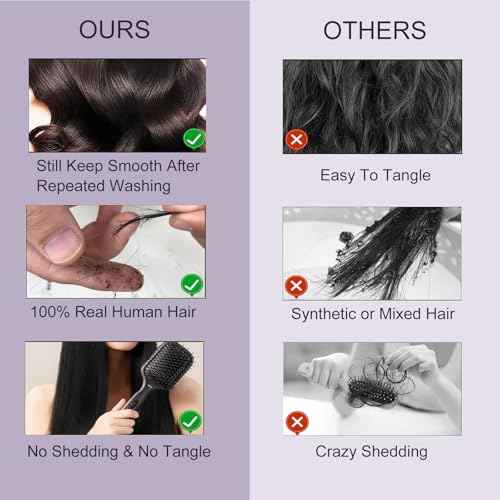 Deep Wave Human Hair Bundles, 20 Inch 13A Deep Wave Bundles Human Hair, Wet and Wavy 100% Brazilian Virgin Quick Weave Curly Single Bundle for Women, Natural Black Color