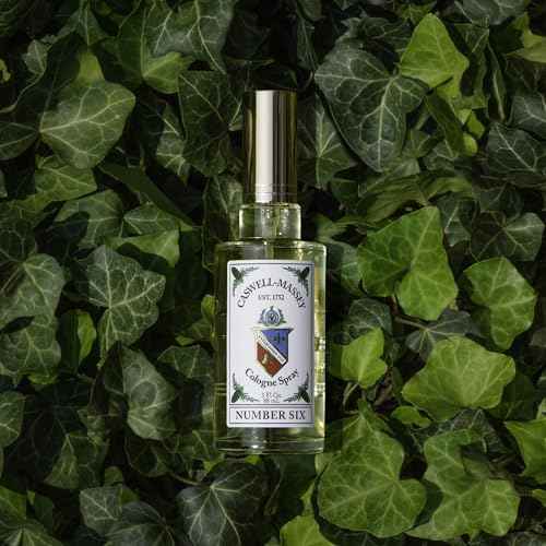 Caswell-Massey Number Six Gold Cap Cologne, Men¡¯s Cologne with Sophisticated Top Notes of Bergamot, Rosemary & White Narcissus with a Premium Lavender Base, 3 Fl Oz