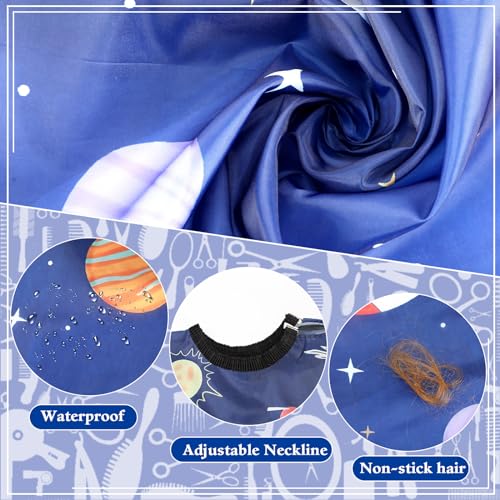 FEBSNOW 3 Pack Kids Hair Cutting Cape Professional Hairdressing Salon Cape for Children Salon Barber Styling Coloring Hair Hair Cutting Cape Accessories£¨3 Style£©