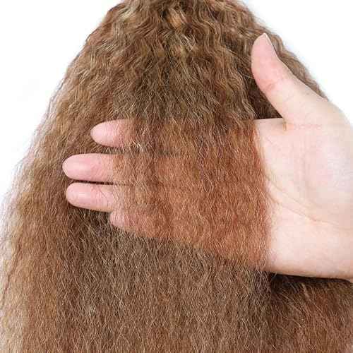 P427 Highlight Blonde Bundles Human Hair Brown Kinky Straight 3 Bundles 26 28 30 Inch Unprocessed Brazilian Virgin Remy Honey Blonde Yaki Straight Bundle Human Hair Extensions