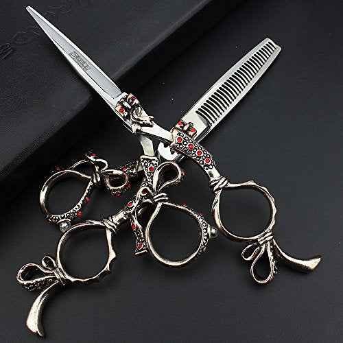 6-inch high-end hair clipper set, hairstylist, professional hair clipper, thin and broken hair clipper