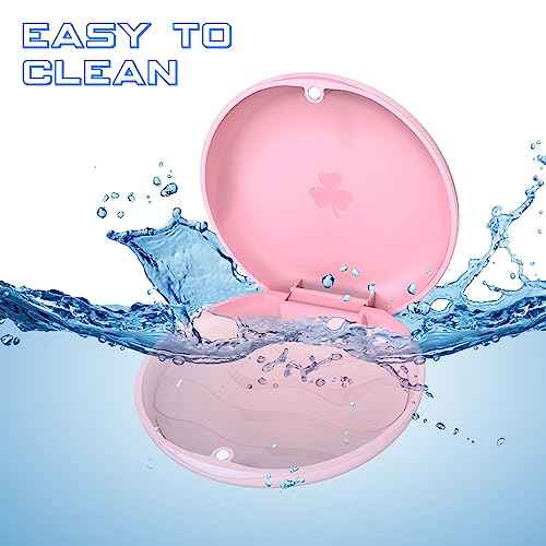 Orthodontic Mouthguard & Dental Retainer Case - Aligners Case (Pink)