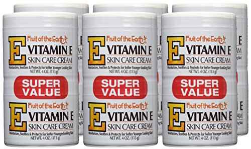 Fruit of the Earth Vitamin-E Cream 4 oz. + 4 oz. Jar (Case of 6)
