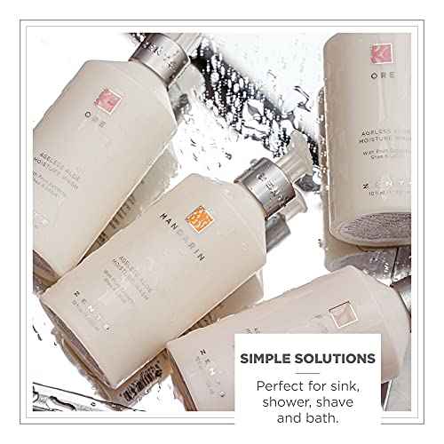 Zents Hand & Body Wash (Earth Fragrance) | Hydrating Anti-Aging Cleanser with Organic Shea Butter & Aloe for Dry Skin | Gentle & Nourishing | 10 fl oz