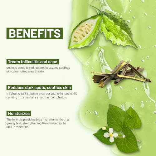 ABERA Folliculitis BHA Shower Gel, High-Performance Folliculitis Body Wash, Wild Bitter Melon Extract, Reduces Bacne & Hyperkeratosis, 3 Boxes + Gifts Combo Grapefruit Hair Regrowth Serum & Shampoo