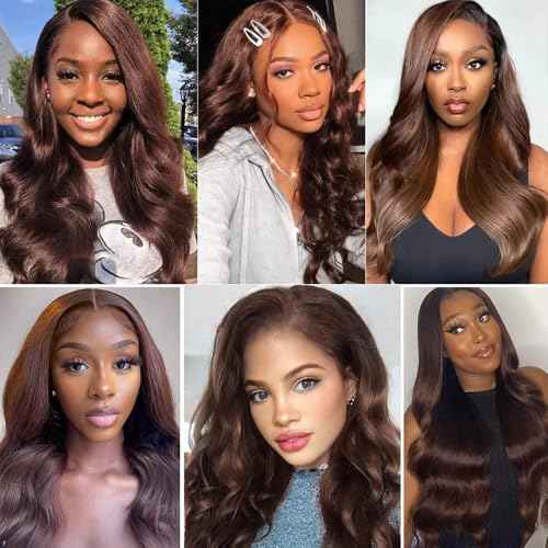 Chocolate Brown Human Hair Bundles 26 28 30 Inch Body Wave Bundles Human Hair 112A Unprocessed Virgin Hair Weave for Black Women