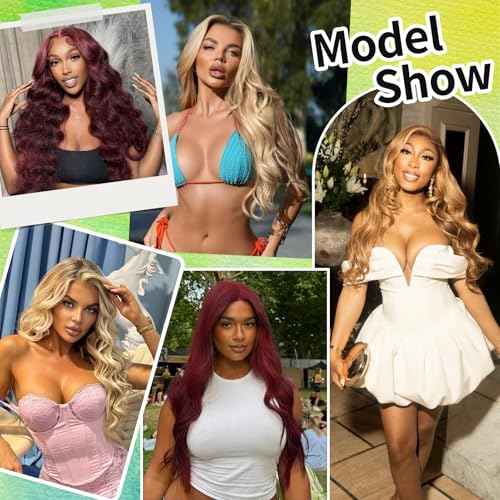 Human Hair Bundles Body Wave Honey Blonde, 26 Inch - 1 Bundle, Body Wave Bundles Human Hair 12A Brazilian Virgin Wavy Hair Bundles for Black Women