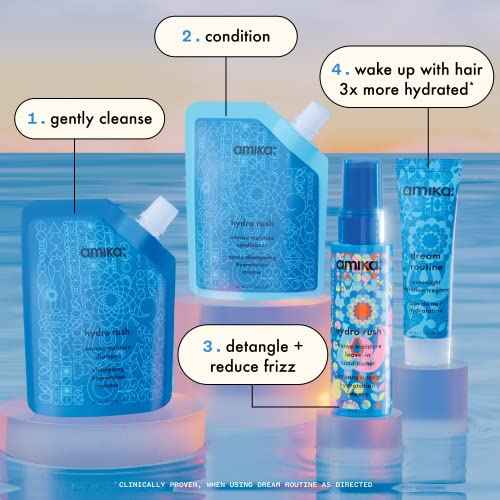 amika hydro dream hair routine trial set