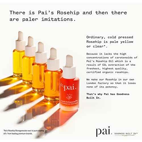 PAI SKINCARE - Organic Rosehip BioRegenerate Universal Facial Oil | Natural, Vegan, Sensitive Skincare (1 fl oz | 30 mL)