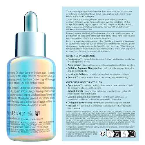 COLOR WOW Youth Juice Collagen Scalp Treatment ? Supports scalp collagen to help keep hair follicles strong and elastic | Creates optimal conditions for growth + stronger, thicker, glossy hair
