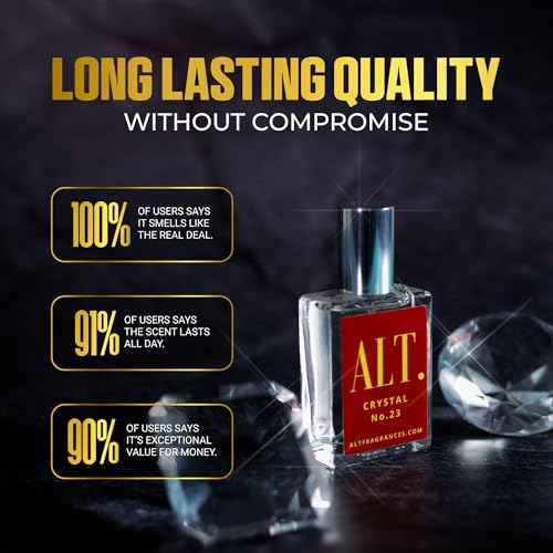 ALT. FRAGRANCES Crystal No. 23 Extrait de Parfum Unisex Perfume Inspired by Baccarat Rouge 540 Perfume 60ml