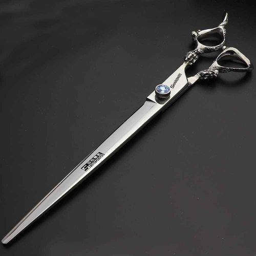 Hair scissors Professional hair scissors Japanese hair scissors 440C stainless steel/rose razor [scissors bag is a gift (9 inch flat)