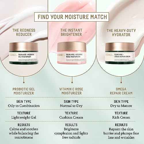 BIOSSANCE Squalane + Omega Repair Cream - Ultra-Moisturizing Face Cream - Skin Care with Hyaluronic Acid, Ceramides, Squalane - Ideal for Dry & Sensitive Skin, Intense Hydration Moisturizer
