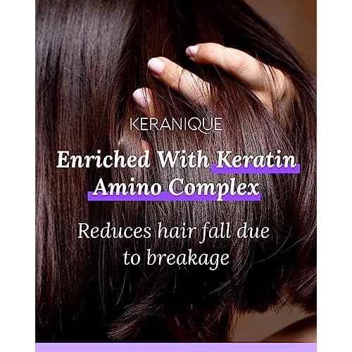 Keranique Hair Thickening Spray for Instant Volume, Texture & Lift for Fine Hair - Heat Damage Protectant With Keratin 6.8 oz
