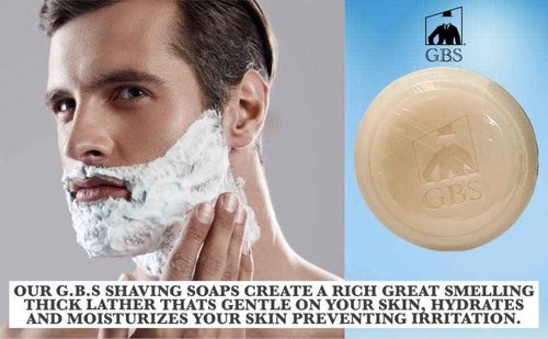 G.B.S Shaving Brush with All Natural Shave Soap, Shave Brush Stand and Ceramic Shaving Mug Kit