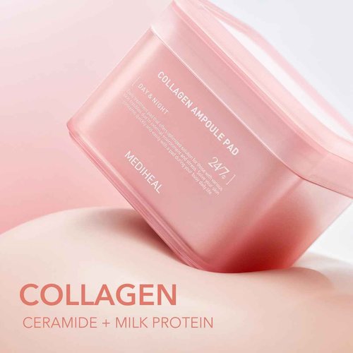MEDIHEAL Daily Collagen Ampoule Toner Pads (1+1)