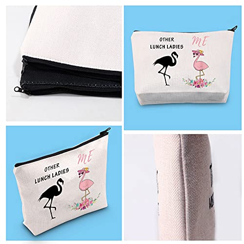 GJTIM Lunch Lady Gift Lunch Lady Appreciation Gift Portable Cosmetic Storage Bag for Cafeteria Worker (Other Lunch Ladies Me)