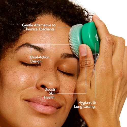 Dore Le Disque Silicone Facial Cleansing Tool ? Gentle Exfoliating & Massaging Skincare Accessory ? Soft Design for Daily Face Care & Product Absorption