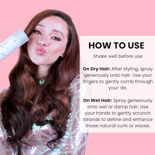 FoxyBae Hair Spray for Women - with Biotin - Volumizing Styling Hairspray - Flexible, Frizz Control, Thickening - Strong Hold - 8 Fl Oz