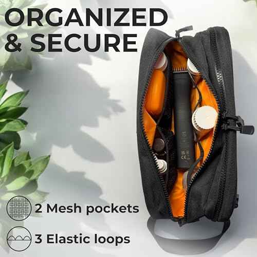 Professional Tactical Toiletry Bag for Men - Extra Large Wet & Dry Compartment Separate Dopp Kit, Tactical Molle Travel Toiletry Bag ? Perfect Mens Toiletry Travel Bag or Dopp Kit Men