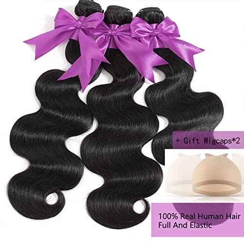 12A Human Hair Bundles 24 24 24 Inch Body Wave Bundles Human Hair 100% Unprocessed Brazilian Virgin Weave 3 Bundles Deals