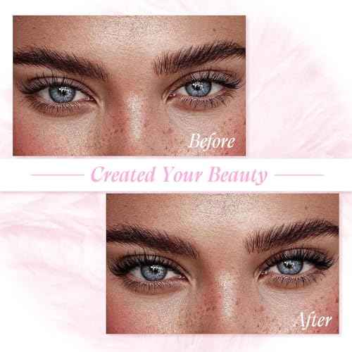 Lash Clusters Individual Lashes Cluster Mixed Tray D Curl Lash Clusters DIY Eyelash Extensions Individual Cluster Lashes Self-application at Home (40D-0.07D,12-18mm)