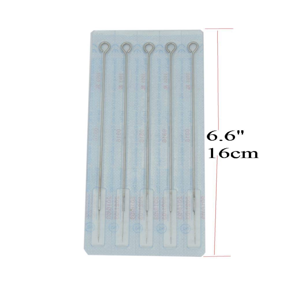 Tattoo Needles,New Star Tattoo 50pcs Disposable Sterilized Bugpin Needles Premium Quality Tattoo Needle Liners 3RL Tattoo Needles 3 Round Liner #12 Standard Disposable Tattoo Lining Needles (3RL)