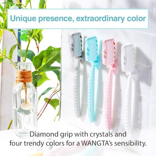 Wangta Soft Toothbrush, 10 Pack (Stone White) ? Best Manual Toothbrush for Maximum, Efficient Cleaning and Sensitive Gums and Teeth