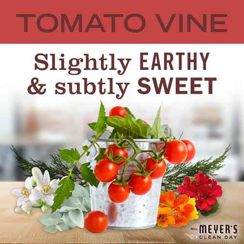Mrs. MEYER'S Clean Day Liquid Hand Soap, Tomato Vine Scent, 12.5 Ounce Bottle (Pack of 3)