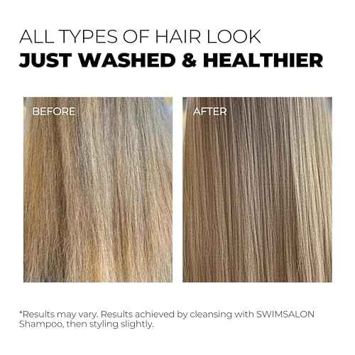 Chlorine Removing Shampoo for Swimmers | Vitamin C | Clarifying & Hydrating | Free of Sulfates, Silicones, Parabens (10.58 oz / 300g, Pack of 2)