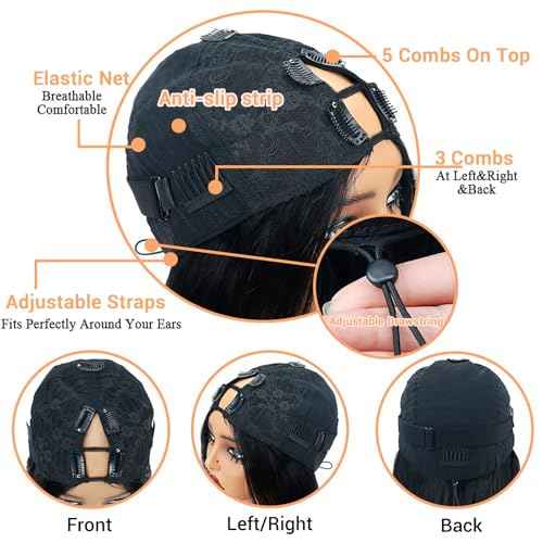 V Part Wigs Human Hair Deep Wave Upgrade Glueless Human Hair 20 Inch V-Part Kinky Curly Clip in Wigs No Leave Out, No Glue, No Sew-in, Beginner Friendly