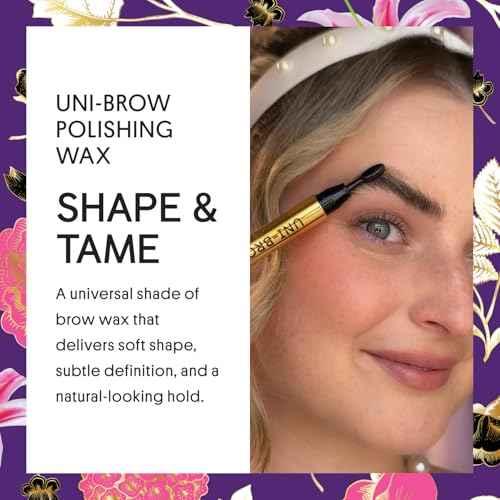 Winky Lux Uni Brow Polishing Wax ? Nourishing Brow Wax with Sunflower Seed Oil, Vitamin E & Green Tea Extract for Healthy, Fuller, Tamed Eyebrows, Conditions & Sets Brows for a Polished, Natural Look