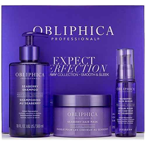 Obliphica Expect Perfection Sleek & Smooth Seaberry Collection - Unleash The Power of Effortlessly Sleek and Smooth Hair, Radiating with Health, Elegance, and Unmatched Brilliance.