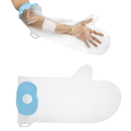 LGHWKETH Cast Cover Waterproof Reusable Shower Arm Cast Cover Soft and Comfortable Shower Protector for Showering Bathing Swimming (2PCS)