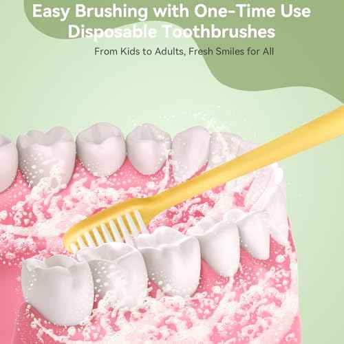 200 Pack Disposable Toothbrushes Bulk ? Individually Wrapped Soft Bristles Single Use for Adults & Kids, Travel Hotel Guest Dental Office Donation Emergency Hygiene,Minimalist Design 5 Colors