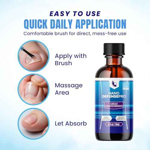 (5 Pack) Nano Defense Pro - Official Nano Defense Pro Premium Toenail Treatment Drops, NanoDefense Pro Liquid Solution All Natural Support Healthy Skin & Nails Advanced Formula, 5 Bottles for 150 Days
