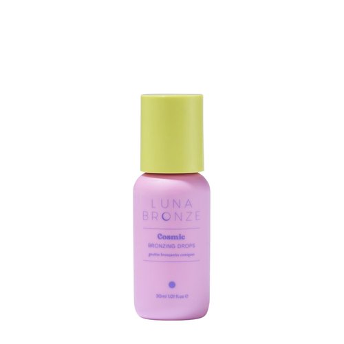 Luna Bronze Cosmic Bronzing Drops | Lightweight, Hydrating & Washable Liquid Bronze Drops | Non-Greasy Formula Enriched with Sodium Hyaluronate & Shea Butter | Responsible Mica (30ml/1.01 fl. oz)