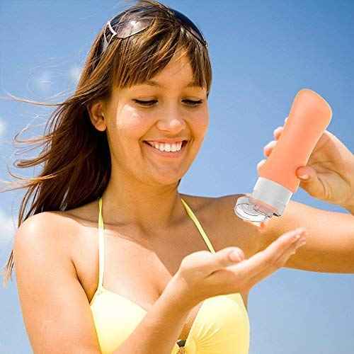 20 Pack Travel Bottles, 3oz & 2oz Leak Proof Toiletries, Perfect for Business & Personal Travel, Fun Outdoors Silicone 20 Pieces