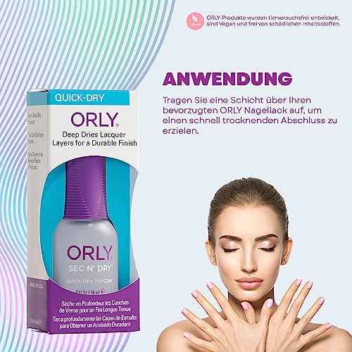 Orly Nail Dryer, Sec'n Dry, 0.6 Ounce (Pack of 2)