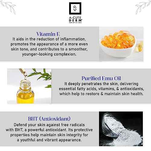 A-Cute Derm Emunition¢ç E2 Serum Hydrator Helps The Loss of Moisture in The Skin (4 oz)