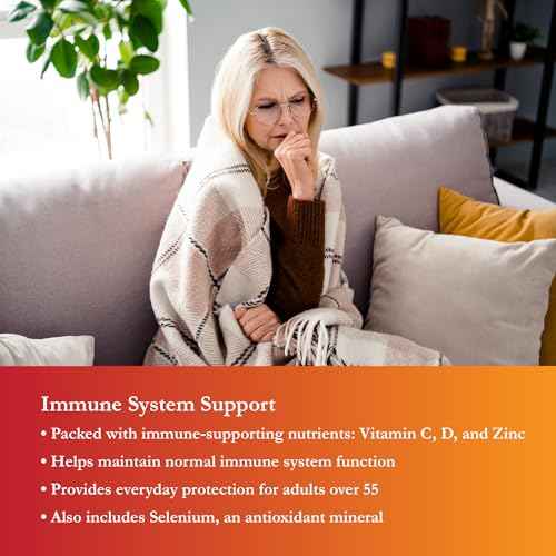 Buried Treasure Active 55 Plus - 32 serv, Liquid Multivitamin for Seniors, Vegan, Sugar-Free, Natural Immune Support, Vitamins & Super-Foods Blend