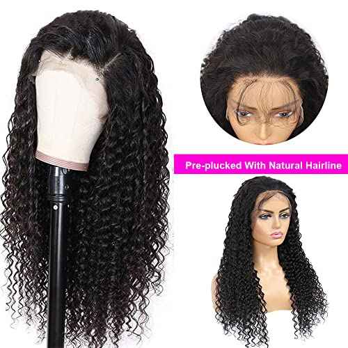 Larima Curly Wig - 13x4 HD Lace Front Wig, Human Hair, Pre-Plucked with Baby Hair, 180% Density, Glueless, Natural Hairline, 18 Inch