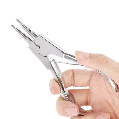 Surgical Steel Body Piercing Kits - Ear Nose Lip Navel Tongue Septum Forcep Clamp Pliers Tool