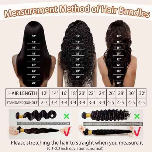 12A Human Hair Bundles with Closure-Deep Wave Bundles 16 18 20+14 Inch 5x5 HD Lace Closure Wet and Wavy Water Wave 100% Brazillan Virgin Deep Curly 3 Bundles Human Hair Quick Weave Bundles for Women