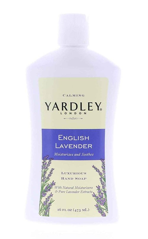 Yardley London English Lavender, Luxurious Hand Soap, Moisturizes & Soothes with Essential Oils, 16 FL OZ (473ml) - 3 Pack