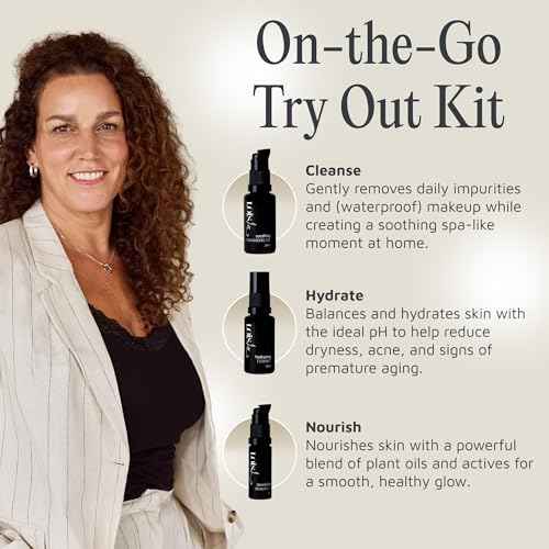 Lo?s Lee Luxury Gift Set ? Try-Out Skincare Set ? Cleansing Oil, Hydrating Essence & Beauty Oil ? 100% Natural, Water-Free, & Fragrance-Free Facial Kit ? 3-Week Supply