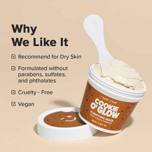 I DEW CARE Wash Off Face Mask Set - How Dough I Look | Headband, Skin Care Set for Girls & Teens, Hydrating & Soothing, Deep Cleansing, Hyaluronic Acid, Stocking Stuffers, Gifts For Women, 3.38 Oz