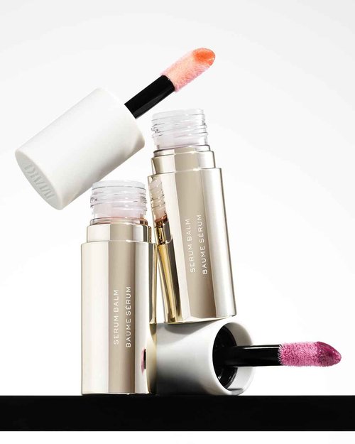 MAKE Beauty Serum Balm Hydrating Lip Oil. Vegan Moisturizing Lip Gloss with Plumping Effect. Lip Treatment Cream for Soft, Smooth, Shiny Lips - Shade, Nude Nova