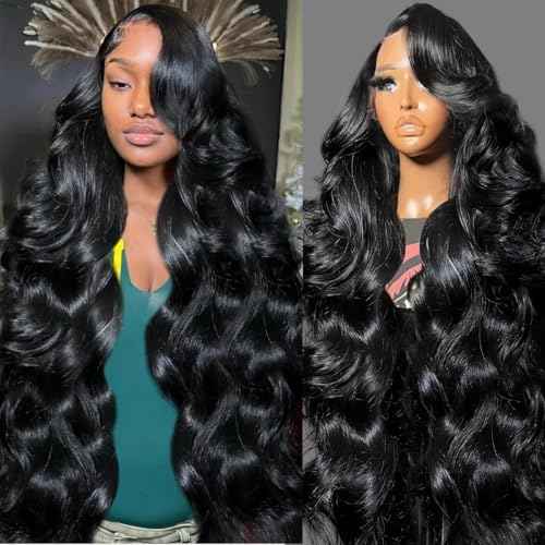 13x6 Lace Front Wigs Human Hair Wigs for Women 220 Density Body Wave Lace Front Wigs Human Hair Pre Plucked 30 Inch HD Lace Frontal Wig Body Wave Human Hairs