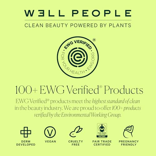 Well People Power Palette Eyeshadow, Five Long-wear, Hyper-pigmented Matte & Shimmer Shades For Intense Color, Vegan & Cruelty-free, Amethyst